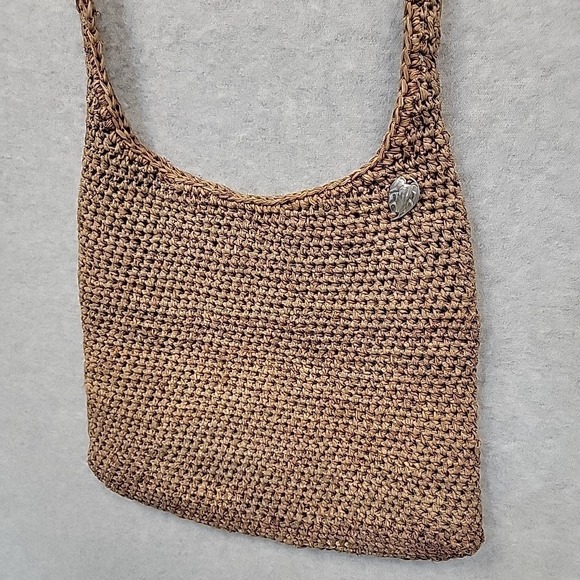Kaminski Australia Handbags - Kaminski Australia Brown Flat Sac 100% Raffia Crossbody Bag Handmade Madagascar